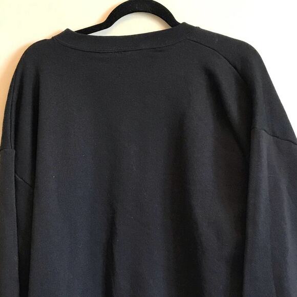 Tultex XL Y2K 90s vintage Mickey Disney black sweater - Picture 6 of 7